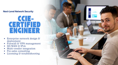 Next-Level Network Security with Our New CCIE-Certified Engineer