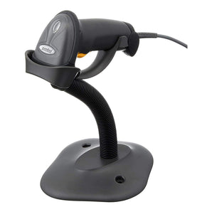 Zebra LS2208-SR20007R-UR Handheld Barcode Scanner USB Kit with Stand Black