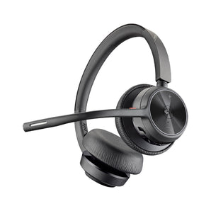 Poly Voyager 4320-M Microsoft Teams Certified Bluetooth Headset + BT700 Dongle + Charging Stand