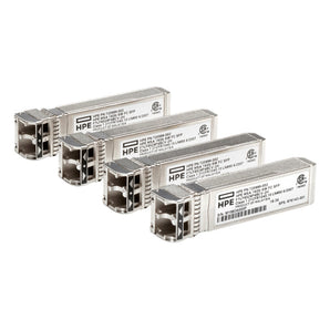 HPE C8R24B MSA 16Gb Short Wave Fibre Channel SFP+ 4-Pack Transceiver