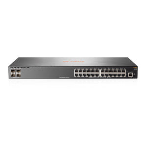 Aruba 2930F 24G 4SFP+ Switch JL253A - 24-Port Gigabit, 4x 10GbE SFP+, Managed