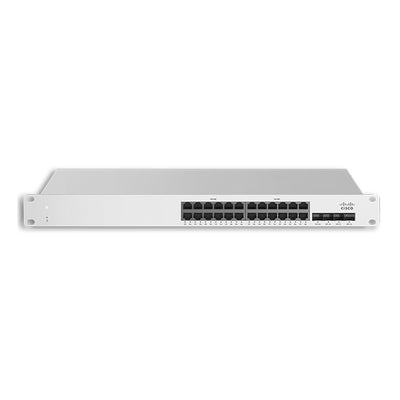 Cisco Meraki MS225-24P-HW Layer 2 Switch 24x 1G PoE+ 4x 10G SFP+ Cloud Managed