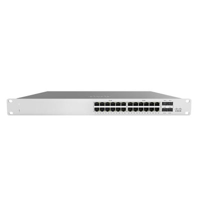 Cisco Meraki MS120-24-HW Layer 2 Switch with PoE+ 802.1X, 24-Port Gigabit